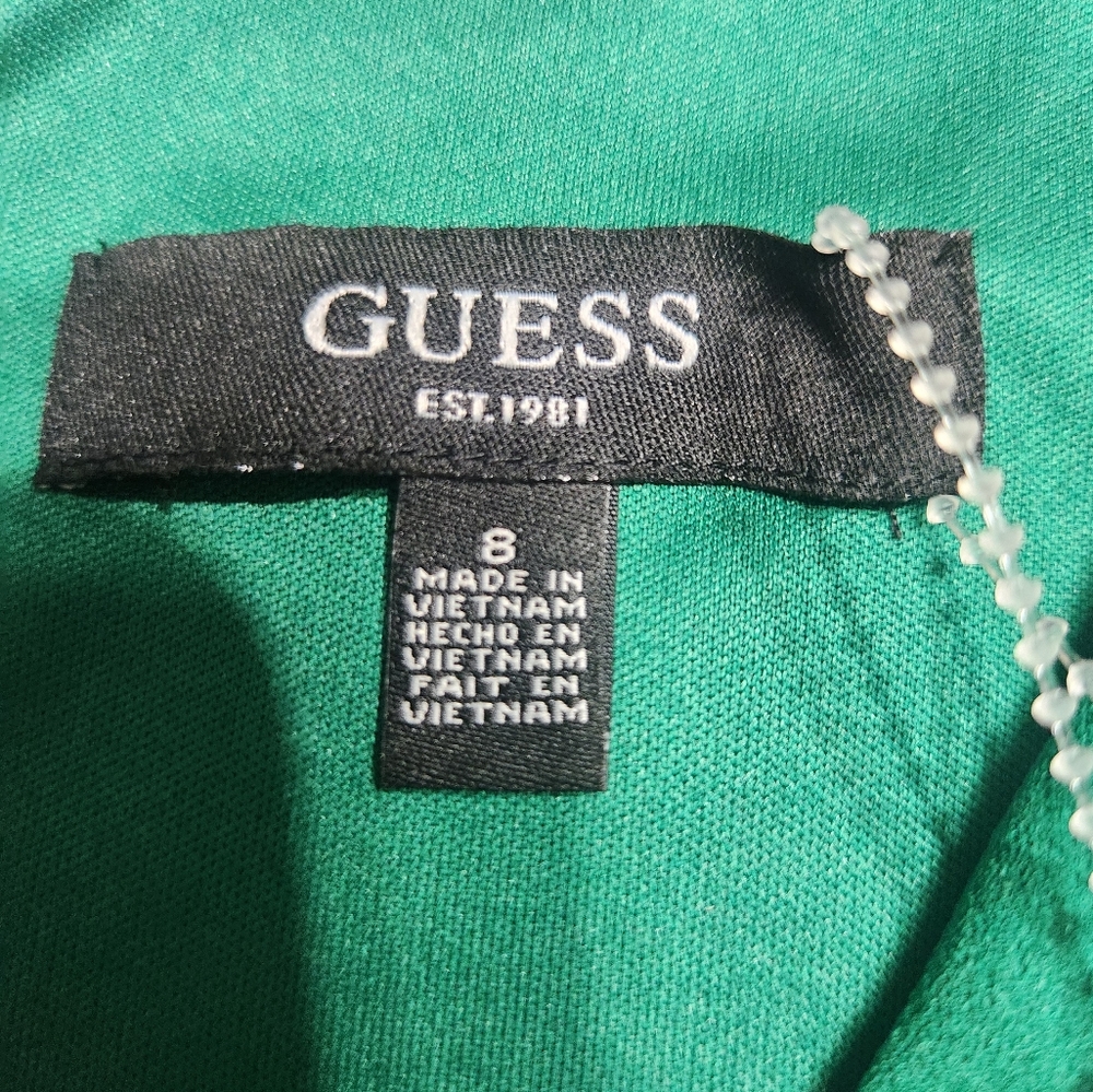 Guess Asymmetrical Green Dress Size 8 - Picture 6 of 14